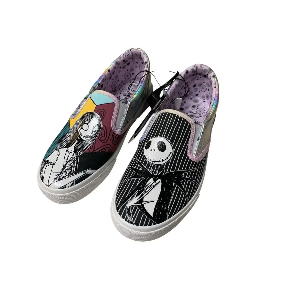GROUND UP Disney Nightmare Before‎ Christmas Slip-on Sneakers Shoes Size 7